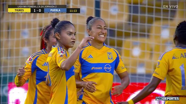 Gol, Tigres 1-0 Puebla: Liga MX Femenil
