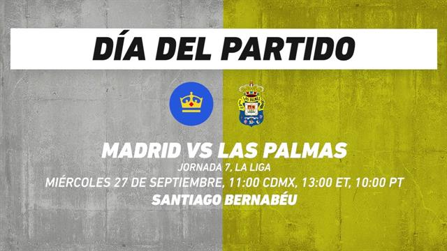 Real Madrid vs Las Palmas, frente a frente: La Liga