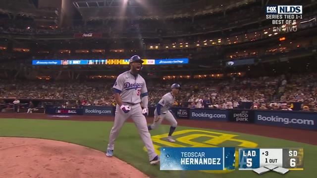 Home Run, Los Angeles Dodgers 5-6 San Diego Padres: MLB