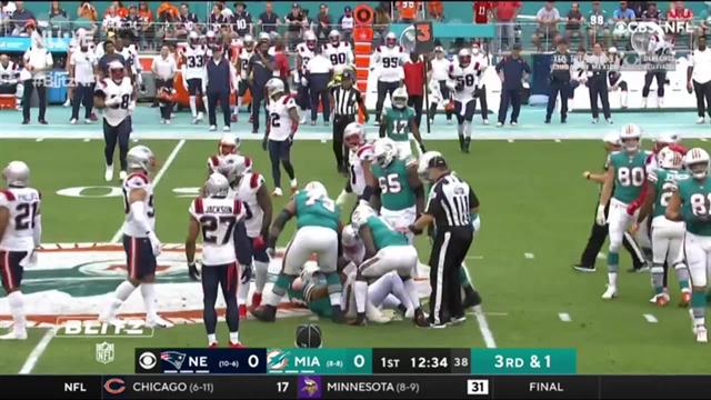 Resumen, Patriots 24-33 Dolphins: NFL