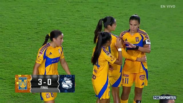 Resumen, Tigres 3-0 Puebla: Liga MX Femenil