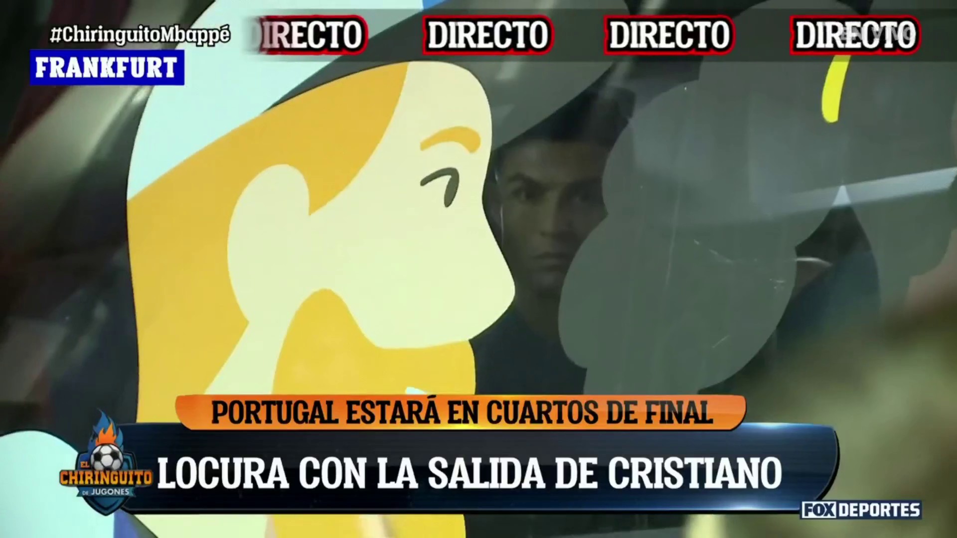 La afición portuguesa cobijó a Cristiano Ronaldo en su salida: El Chiringuito