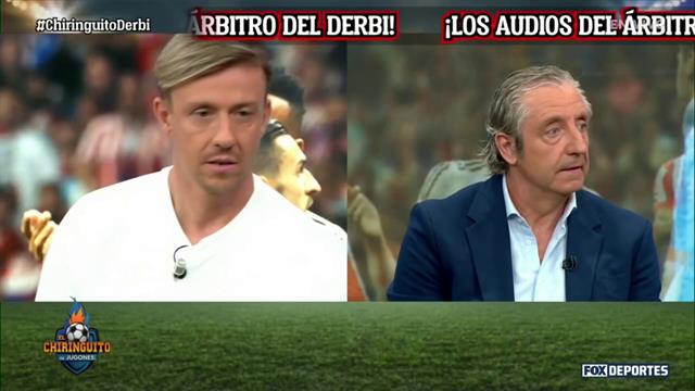 Los audios del árbitro ante los incidentes en el Atlético vs. Real Madrid: El Chiringuito