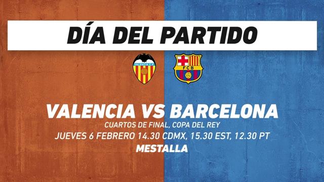 Valencia vs Barcelona, frente a frente: Futbol