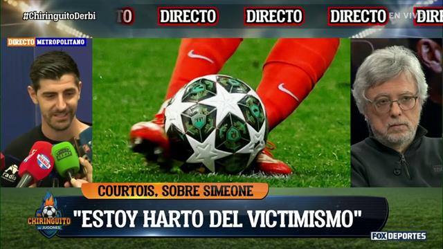 “Estoy harto del victimismo” Thibaut Courtois: El Chiringuito