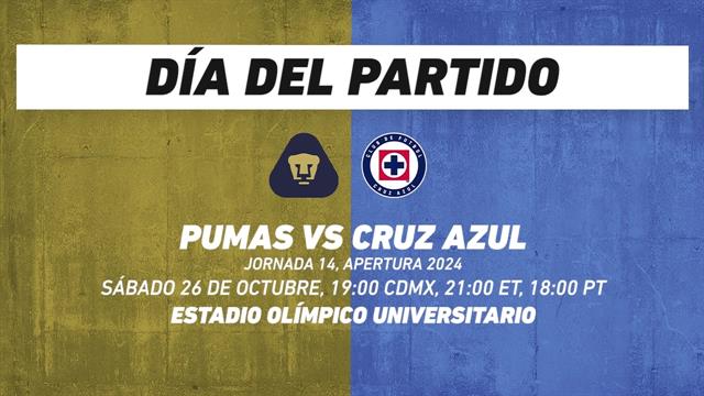 Pumas vs Cruz Azul, frente a frente: Liga MX