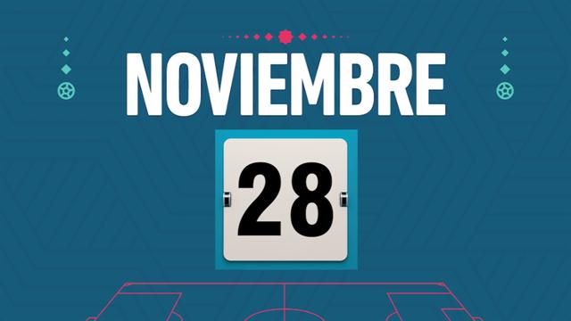 Noviembre 28, calendario de juegos: Catar