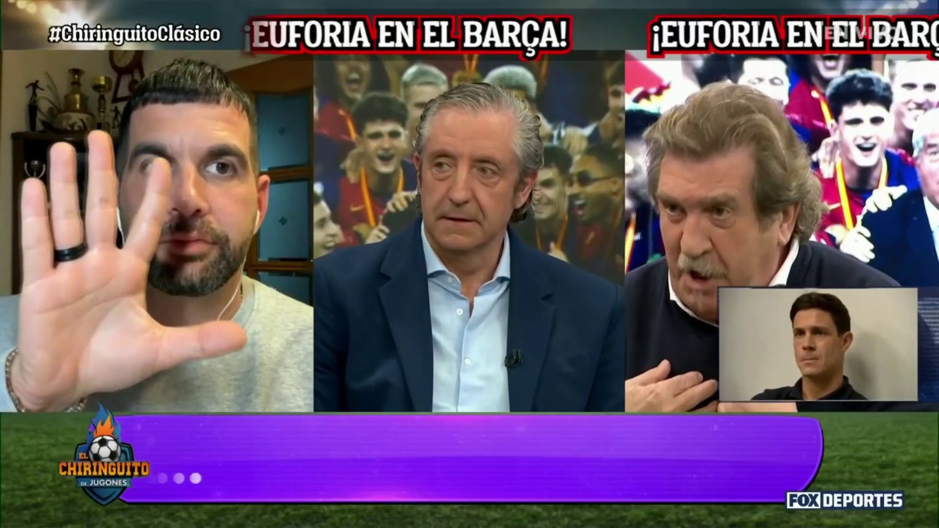 Joan Laporta y la goleada del Barcelona contra el Real Madrid, ¿puede celebrarla?: El Chiringuito