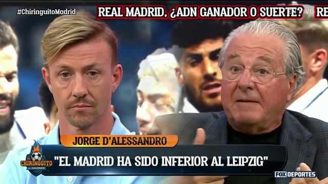 "Hoy el Madrid no debió ganar", Jorge D'Alessandro: El Chiringuito