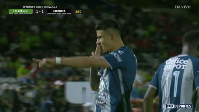 Gol, Juárez 1-1 Pachuca: Liga MX