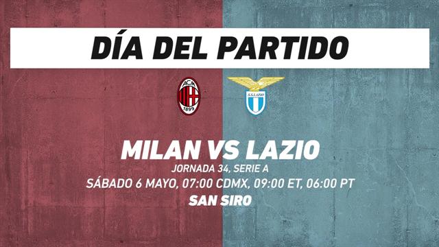Milan vs Lazio, frente a frente: Serie A