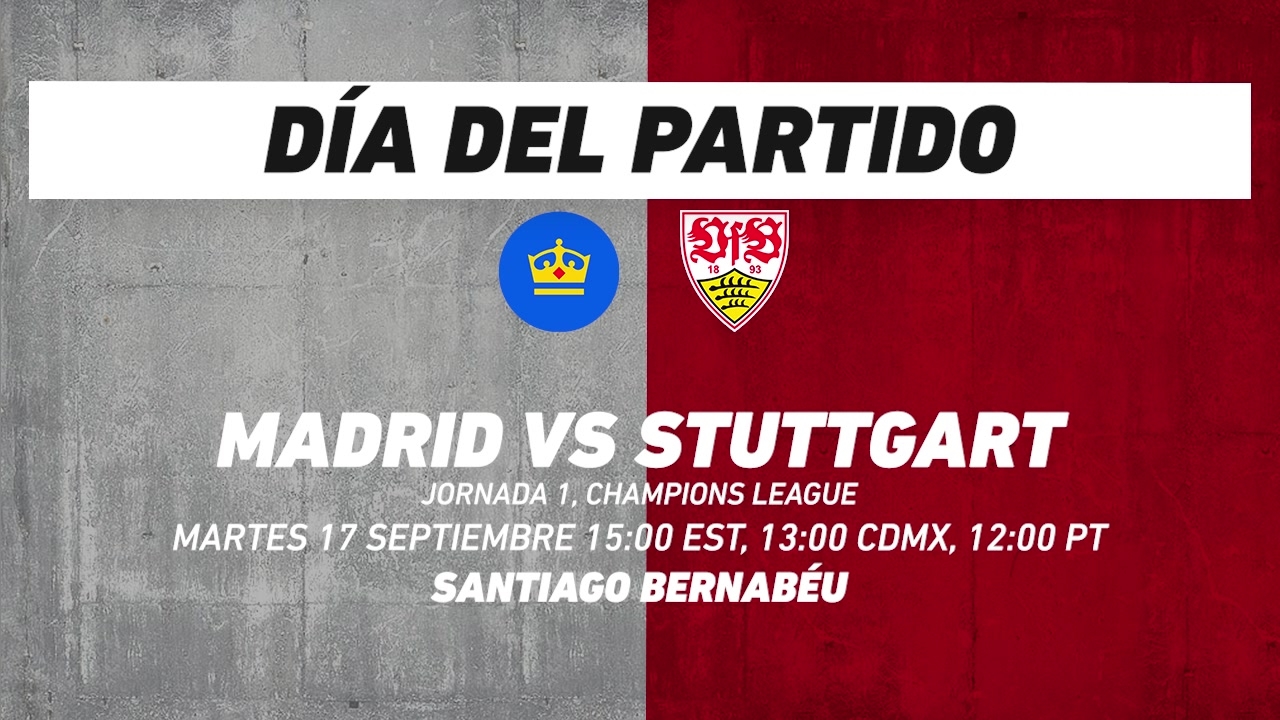 Real Madrid vs Stuttgart, frente a frente: Champions League