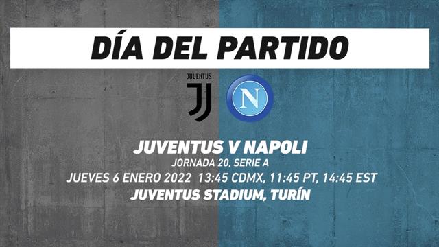 Juventus vs Napoli, frente a frente: Serie A