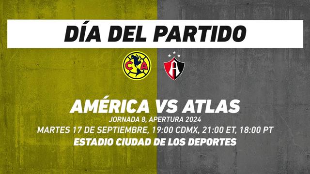 América vs Atlas, frente a frente: Liga MX