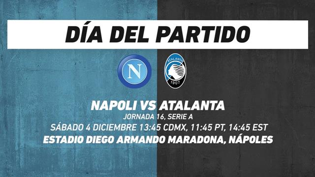 Napoli vs Atalanta, frente a frente: Serie A
