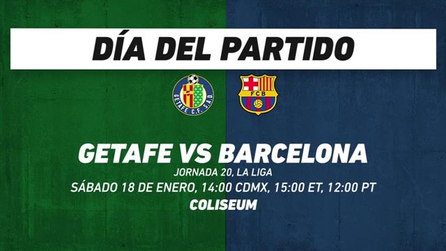 Getafe vs Barcelona, frente a frente: LaLiga