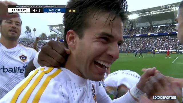 Gol, LA Galaxy 4-1 San Jose Earthquakes: MLS