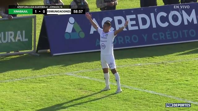 Gol, Xinabajul Huehue 1-1 Comunicaciones: Liga de Guatemala