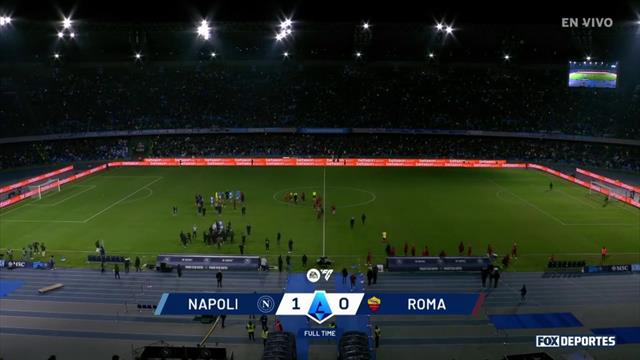 Resumen, Napoli 1-0 Roma: Serie A