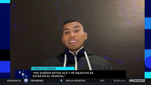 Orbelín Pineda: "Mis sueños están acá y mi objetivo es estar en el Mundial", FOX Sports Radio