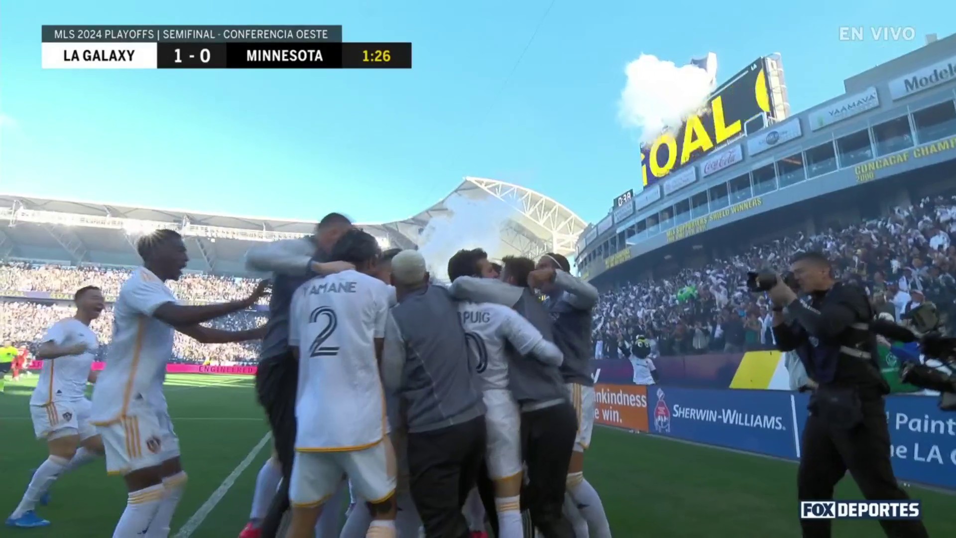 Gol, Galaxy 1-0 Minnesota: MLS