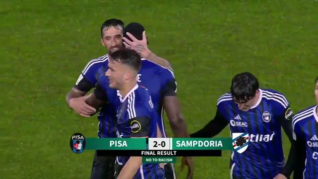 Resumen, Pisa 2-0 Sampdoria: Serie B
