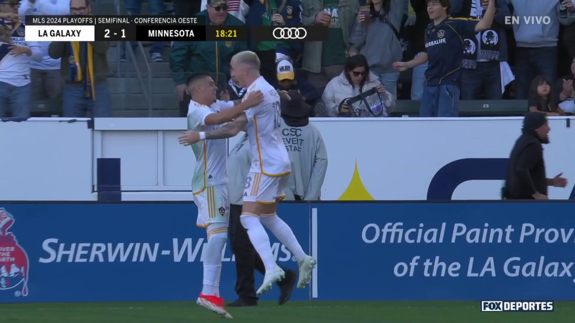 Gol, Galaxy 2-1 Minnesota: MLS