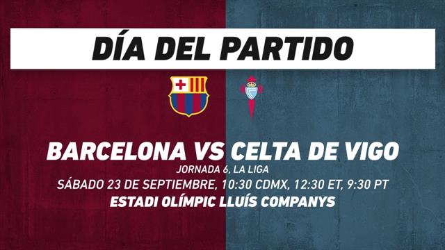 Barcelona vs Celta de Vigo, frente a frente: La Liga