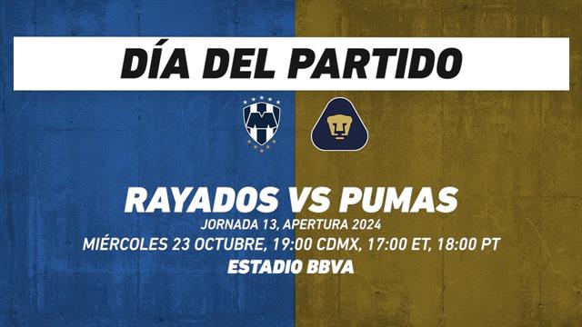 Monterrey vs Pumas, frente a frente: Liga MX