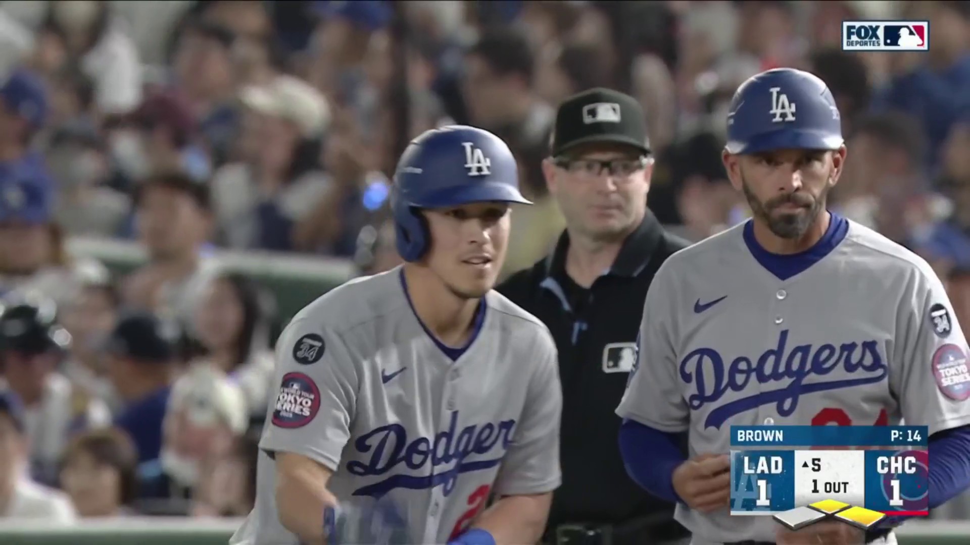 Carrera, Chicago Cubs 1-2 Los Angeles Dodgers: Tokyo Series