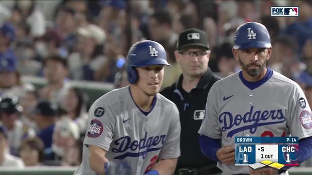 Carrera, Chicago Cubs 1-2 Los Angeles Dodgers: Tokyo Series