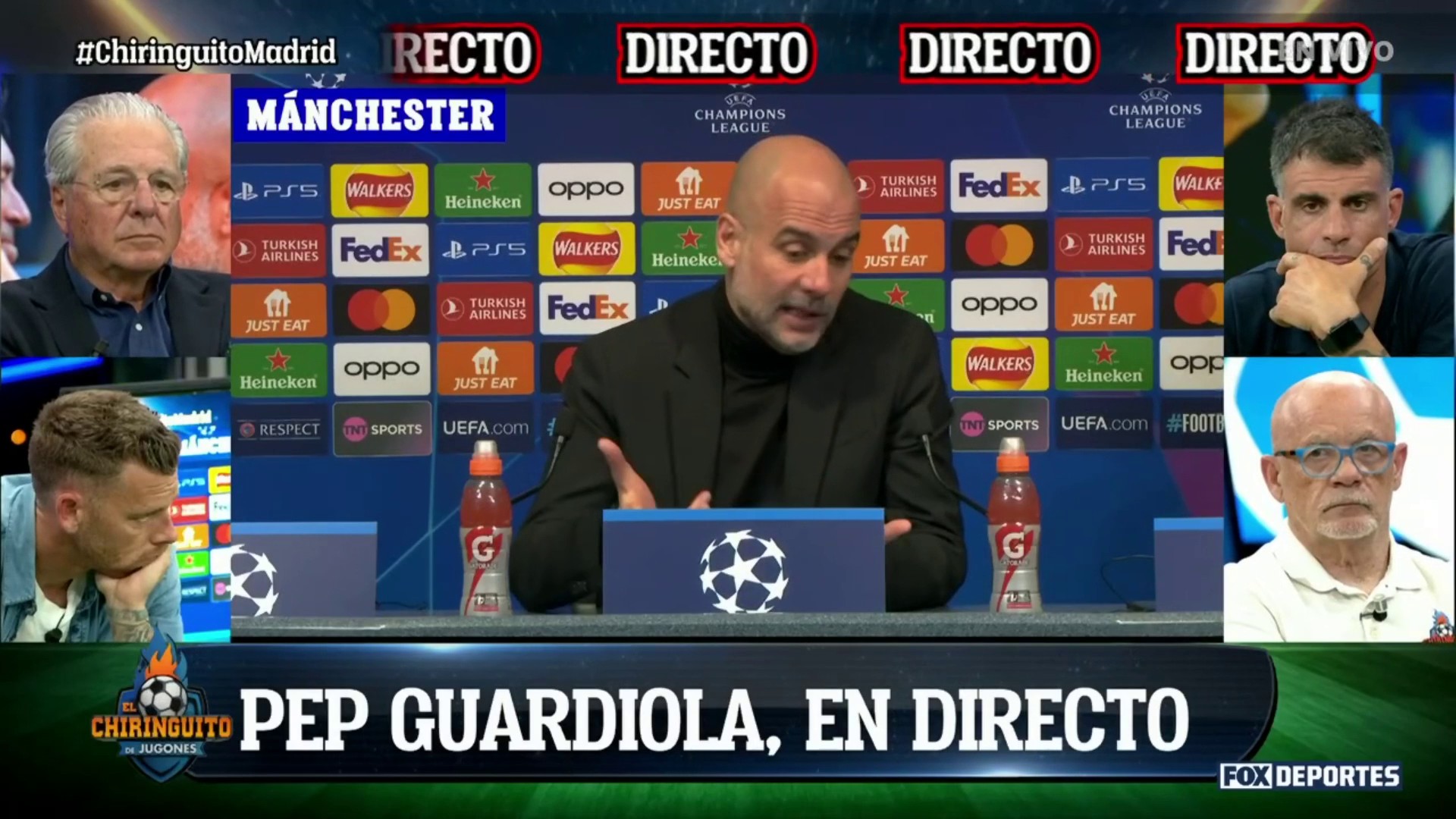 Guardiola habla tras la eliminación del Manchester City en UCL: El Chiringuito