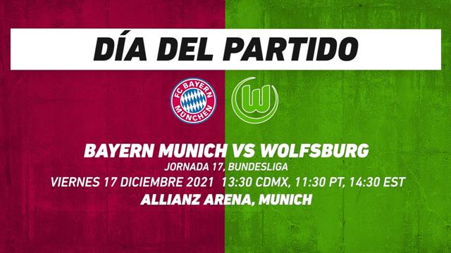 Bayern Munich vs Wolfsburg, frente a frente: Bundesliga