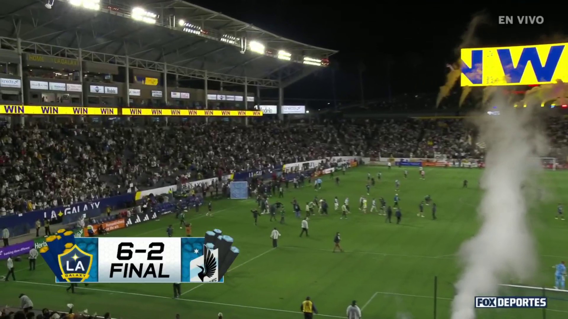 Resumen, Galaxy 6-2 Minnesota: MLS