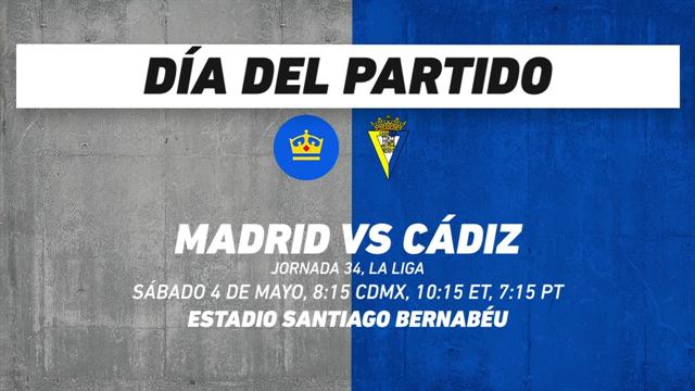 Real Madrid vs Cádiz, frente a frente: La Liga