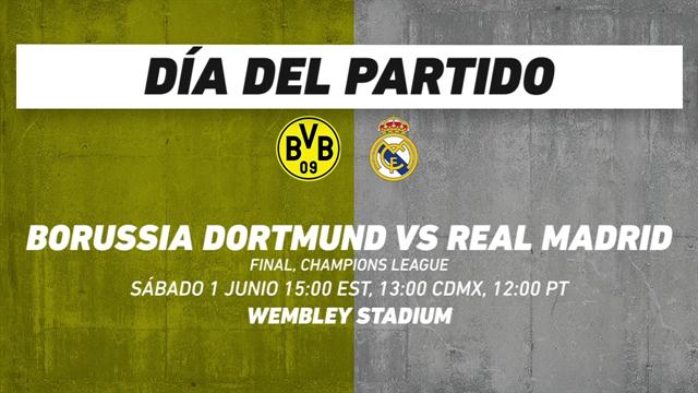 Borussia Dortmund vs Real Madrid, frente a frente: Champions League