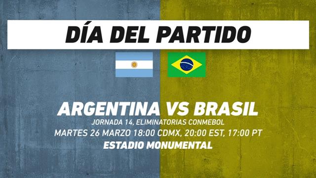 Argentina vs Brasil, frente a frente: Futbol