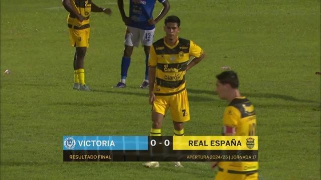 Resumen, Victoria 0-0 Real España: Liga de Honduras