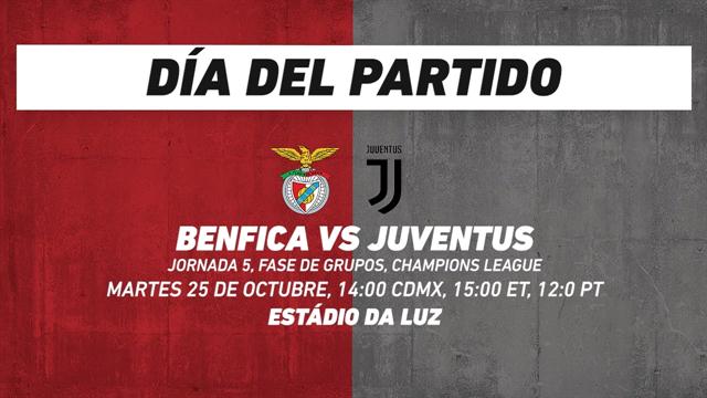 Benfica vs Juventus, frente a frente: Champions League