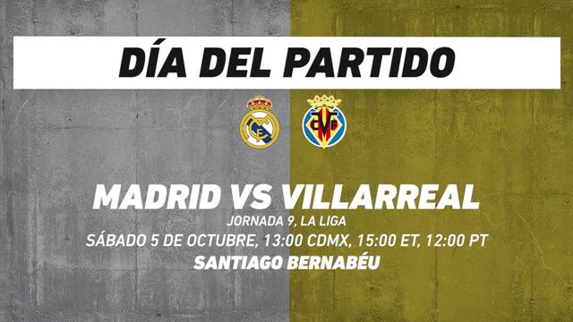 Real Madrid vs Villarreal, frente a frente: Laliga