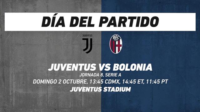 Juventus vs Bolonia, frente a frente: Serie A