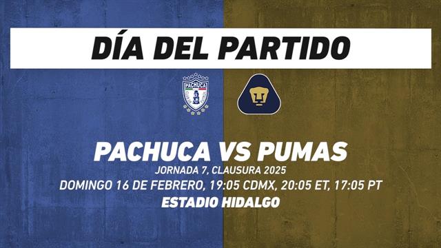 Pachuca vs Pumas, frente a frente: Liga MX