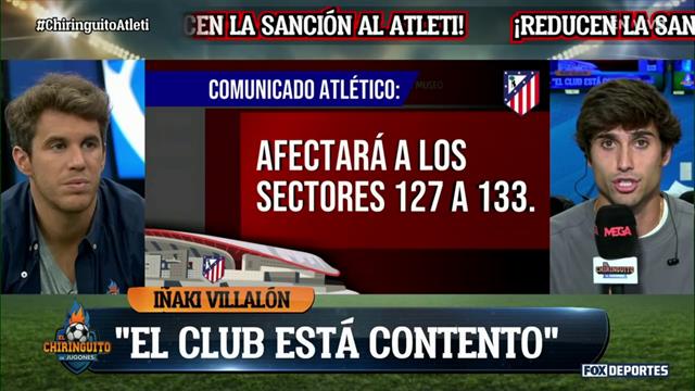 Sanción reducida para el Atlético de Madrid: El Chiringuito