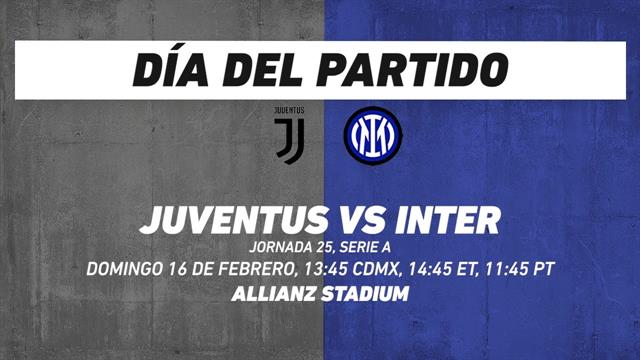 Juventus vs Inter, frente a frente: Serie A