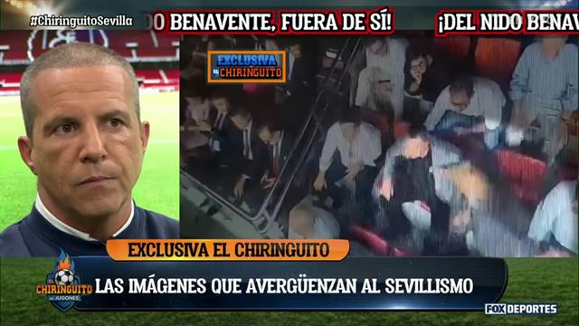 José María del Nido pierde la cabeza en el derbi de Sevilla: El Chiringuito