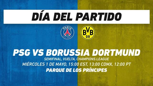 PSG vs Borussia Dortmund, frente a frente: Champions League