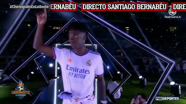 El Bernabéu coreó el nombre de Vinicius Jr.: El Chiringuito