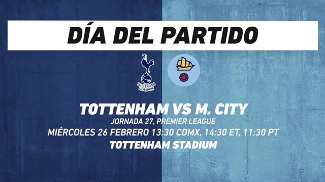 Tottenham vs Manchester City, frente a frente: Premier League