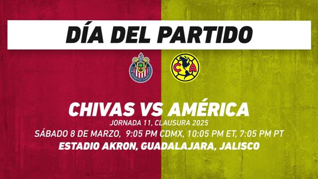 Chivas vs América, , frente a frente: Liga MX