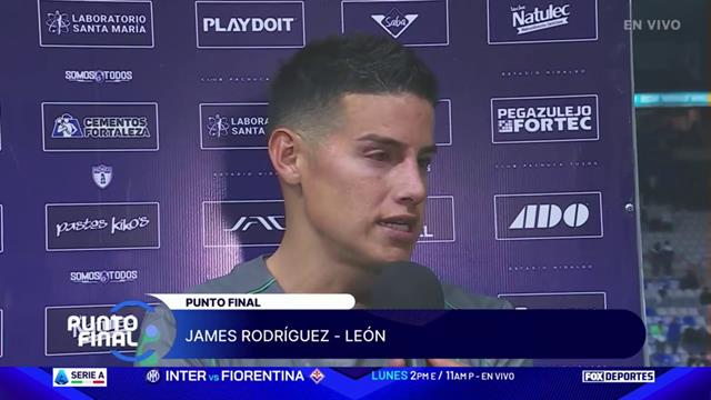 “Si seguimos por este mismo camino estaremos bien” James Rodríguez: Punto Final